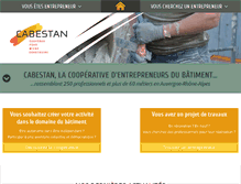Tablet Screenshot of cabestan.fr