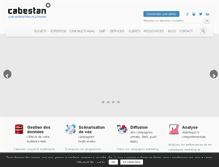 Tablet Screenshot of cabestan.com